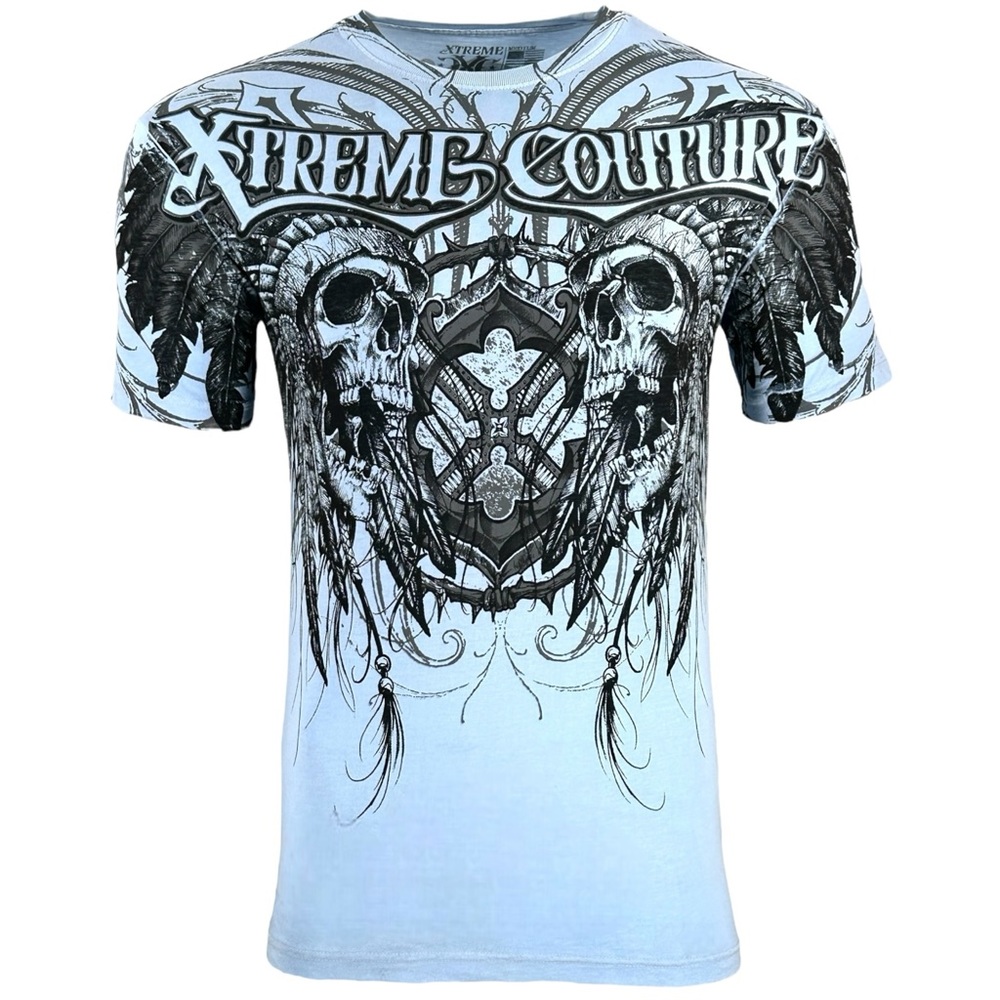 Xtreme Couture By Affliction Men's T-shirt Destiny Skull Biker S-2XL